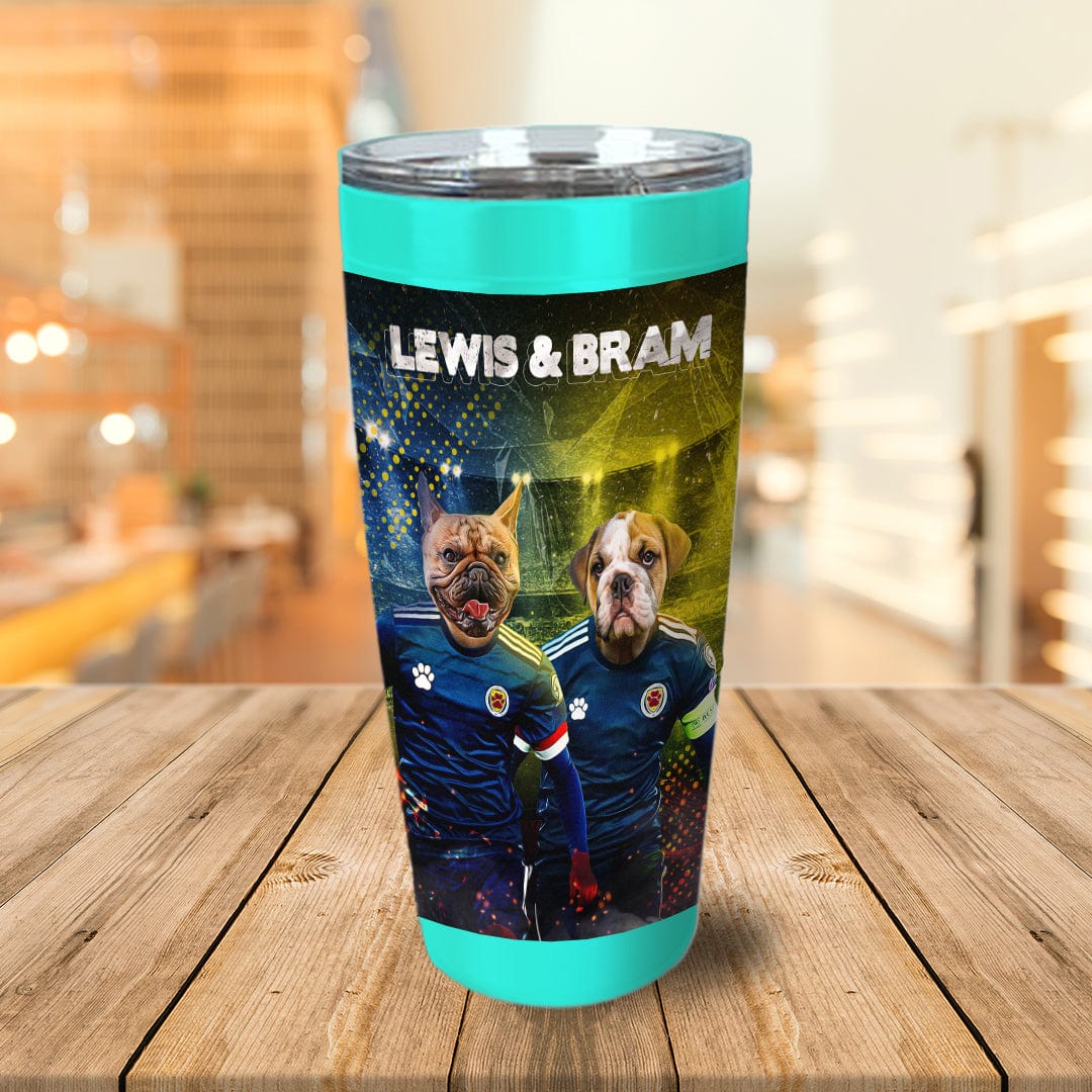 &#39;Scotland Doggos&#39; Personalized 2 Pet Tumbler