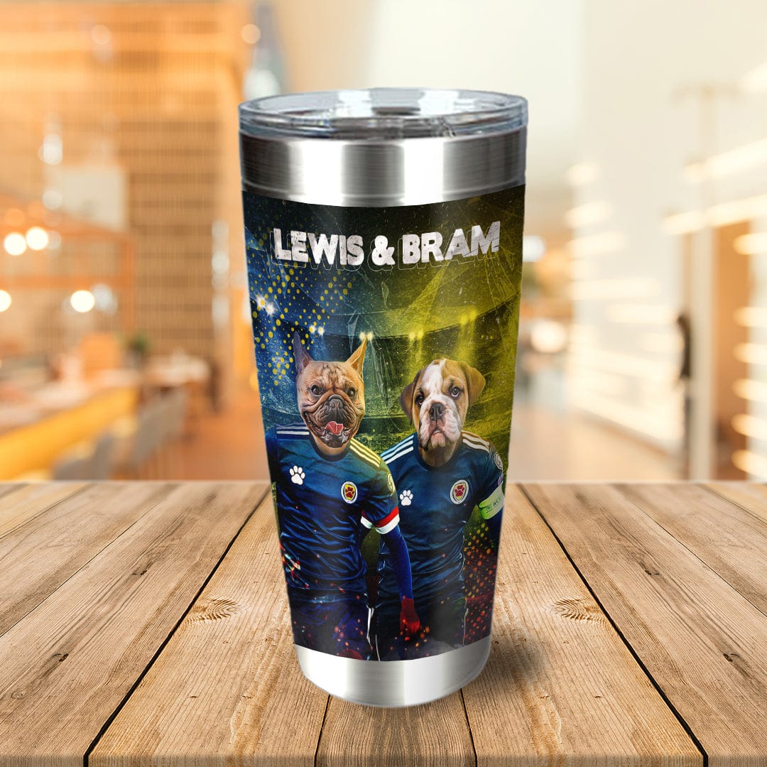 &#39;Scotland Doggos&#39; Personalized 2 Pet Tumbler