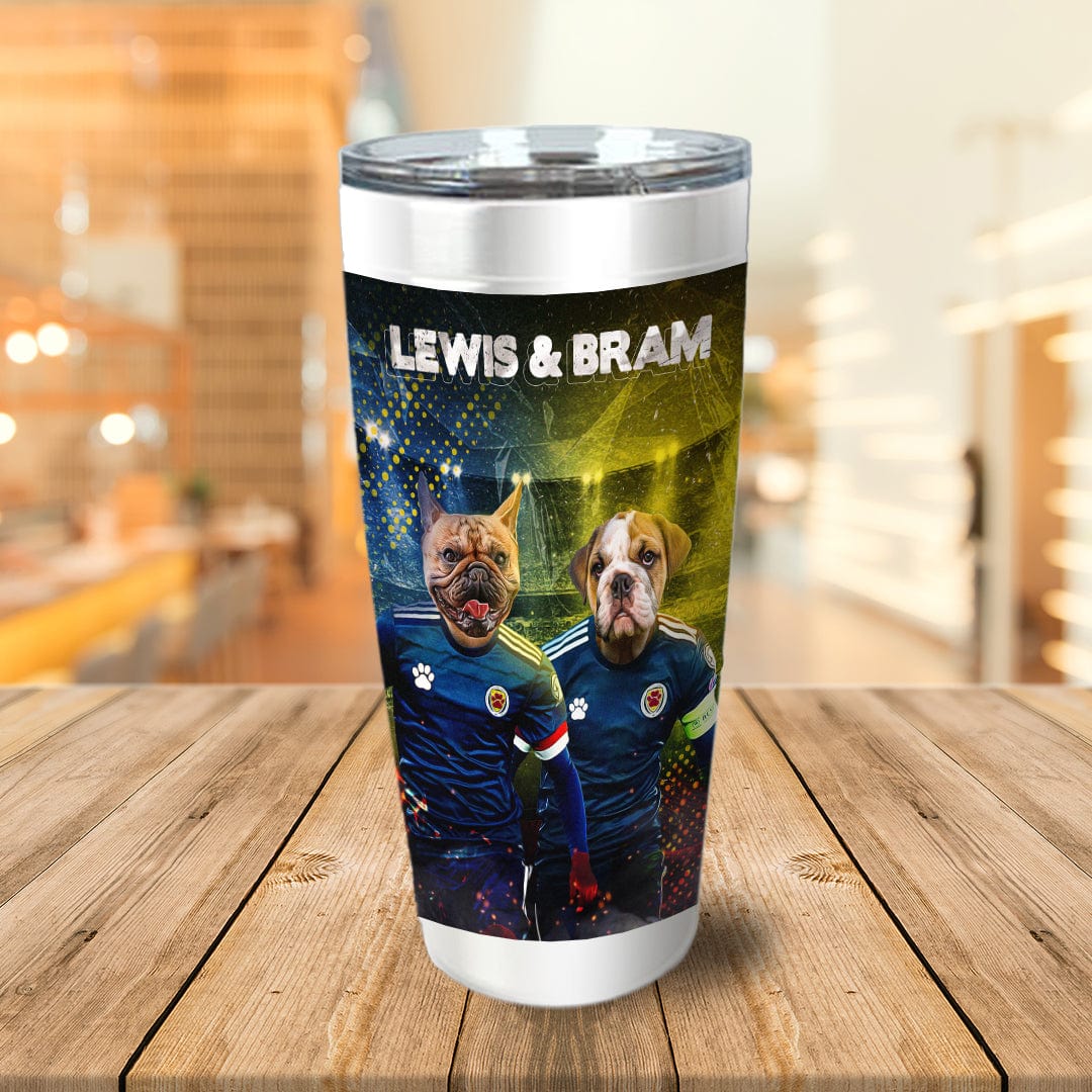 &#39;Scotland Doggos&#39; Personalized 2 Pet Tumbler