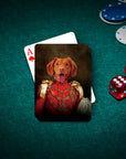 'Sergeant Bork' Personalized Pet Playing Cards