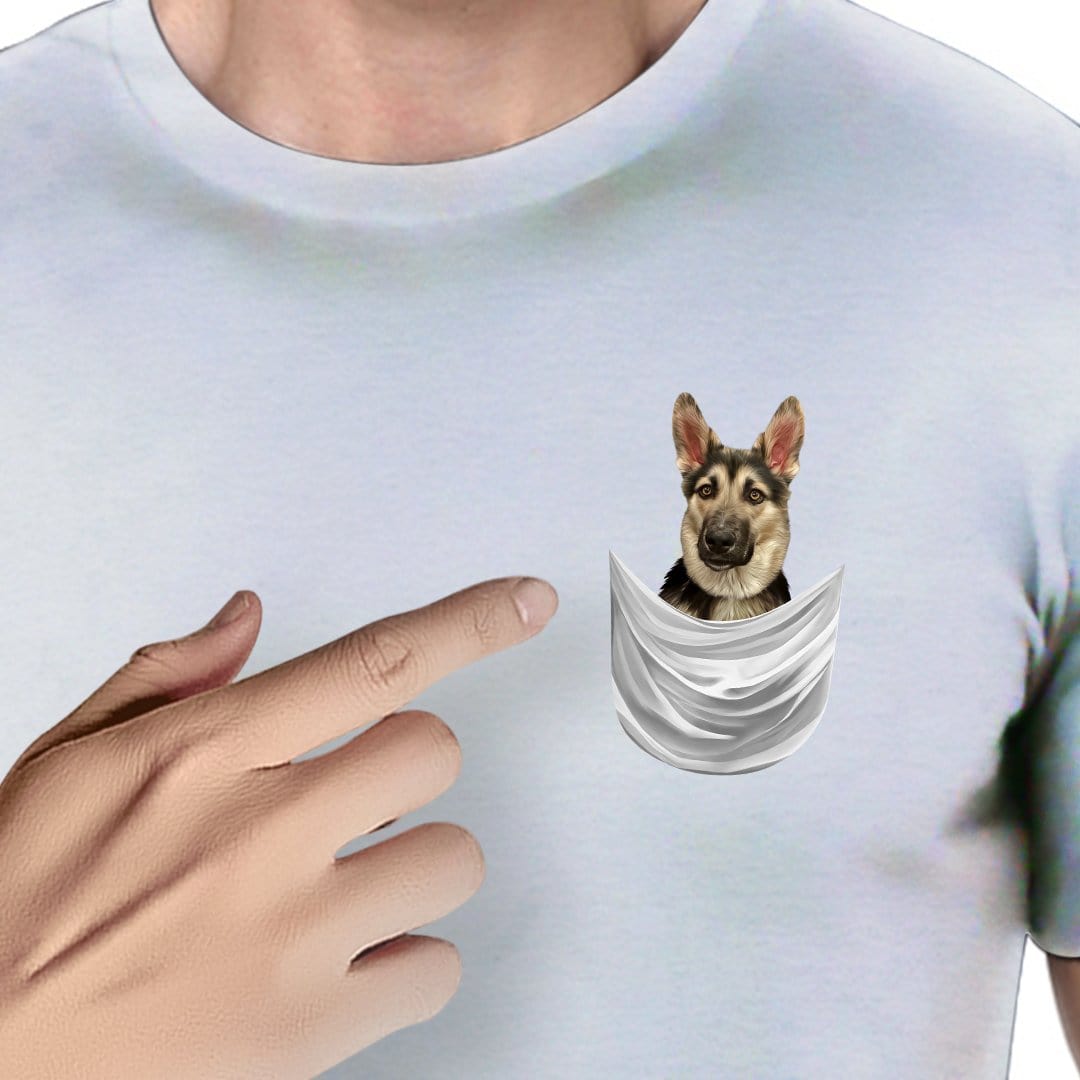 Camiseta personalizable con bolsillo para perros 