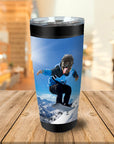 'The Snowboarder' Personalized Tumbler