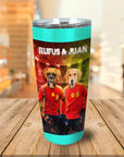 'Spain Doggos Soccer' Personalized 2 Pet Tumbler