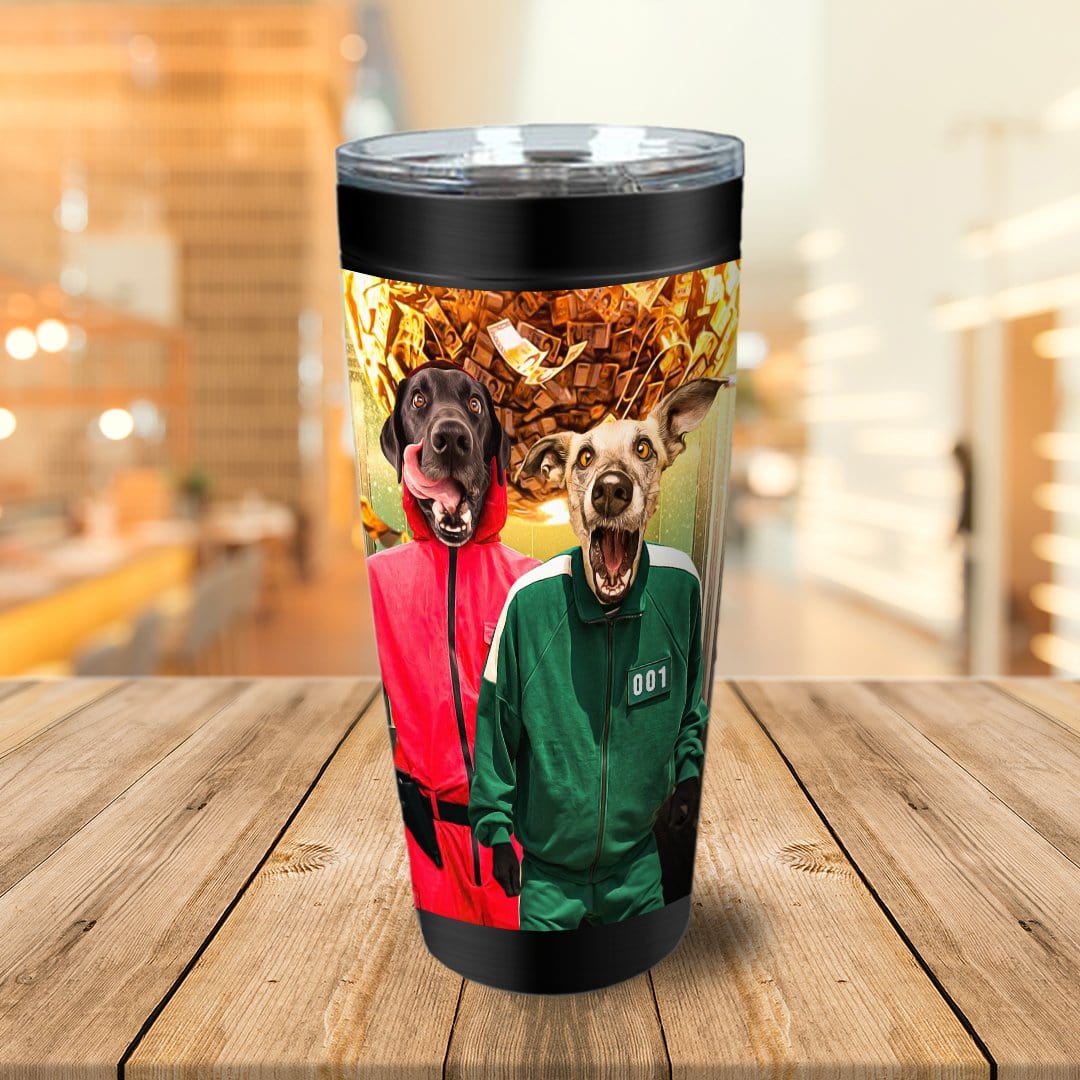 &#39;Squid Paws&#39; Personalized 2 Pet Tumbler