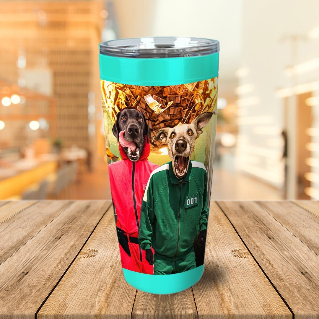 &#39;Squid Paws&#39; Personalized 2 Pet Tumbler