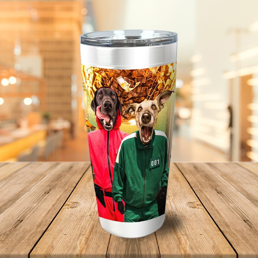 &#39;Squid Paws&#39; Personalized 2 Pet Tumbler