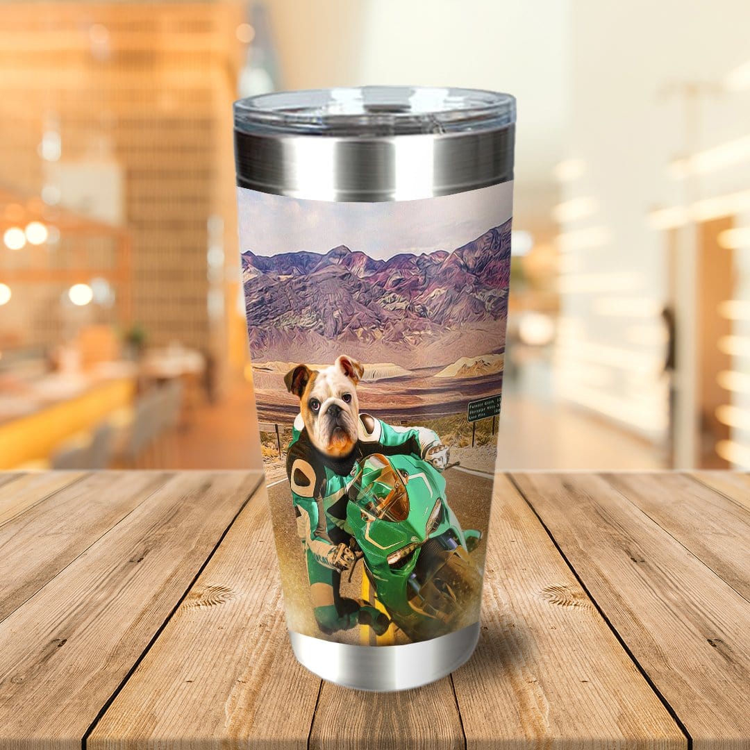 &#39;Kawadawgi Rider&#39; Personalized Tumbler