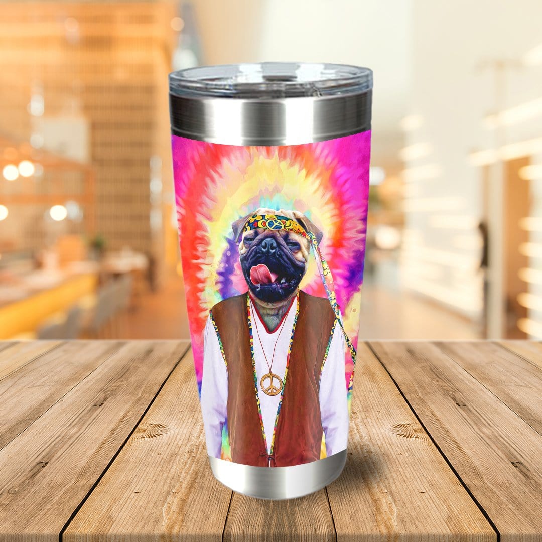 &#39;The Hippie (Male)&#39; Personalized Tumbler