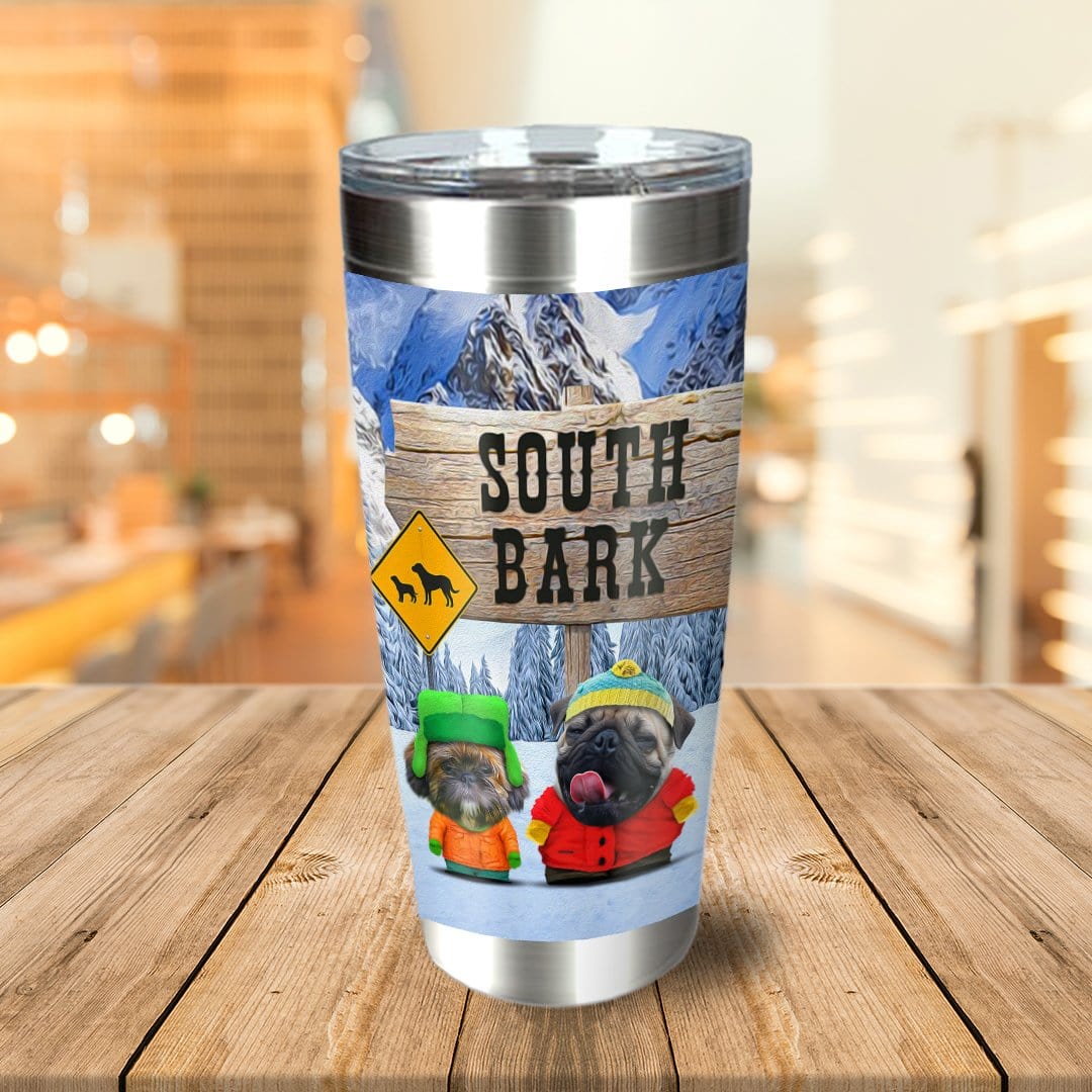 &#39;South Bark&#39; Personalized 2 Pet Tumbler