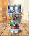 'South Bark' Personalized 2 Pet Tumbler