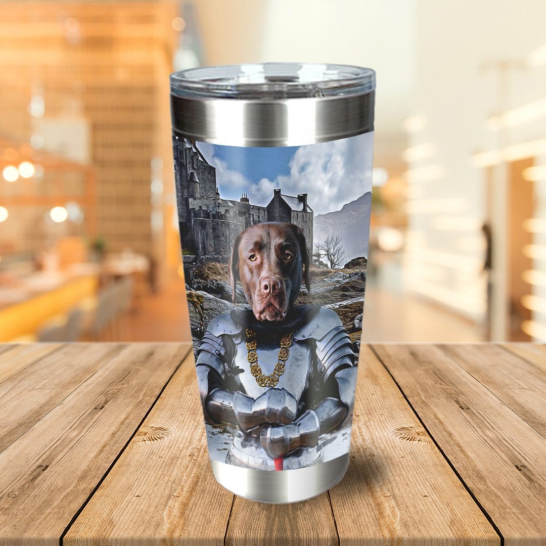 &#39;The Knight&#39; Personalized Tumbler