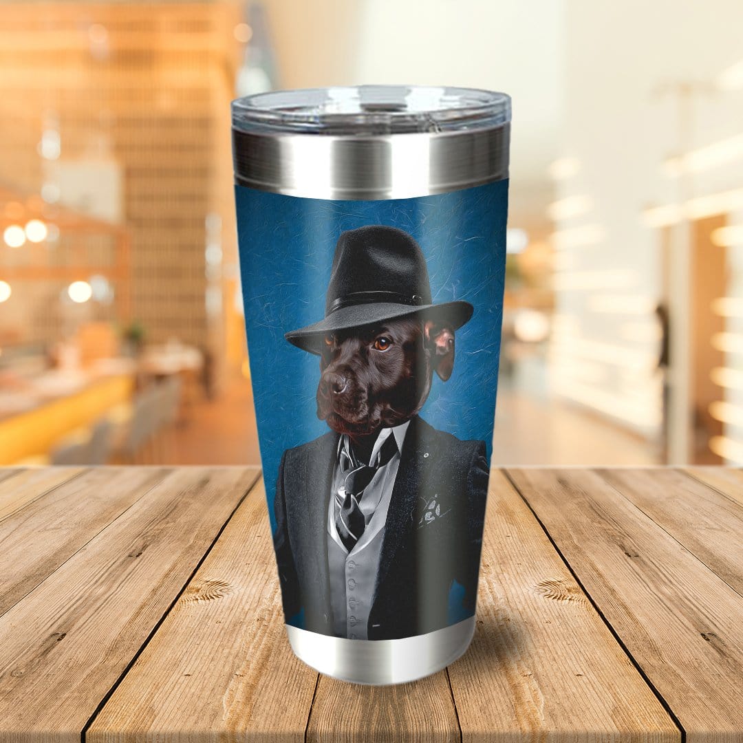 &#39;The Mobster&#39; Personalized Tumbler