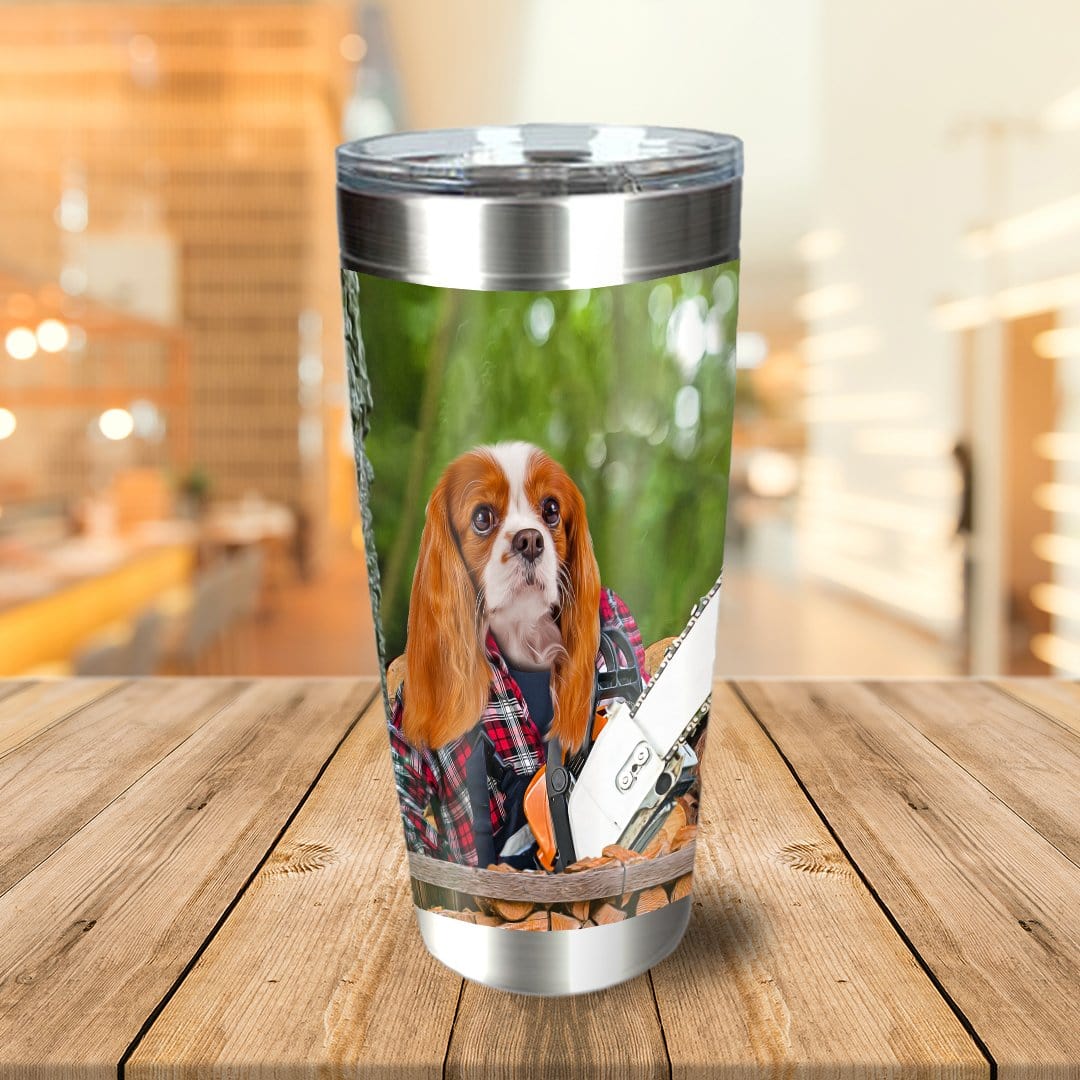 &#39;Lumberwoman&#39; Personalized Tumbler