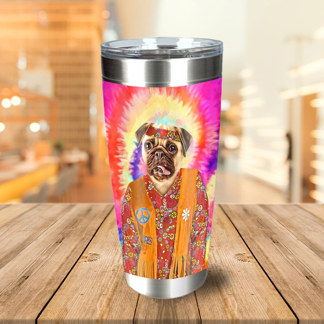 &#39;The Hippie (Female)&#39; Personalized Tumbler