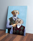 Step-Doggos: Personalized 2 Pet Canvas