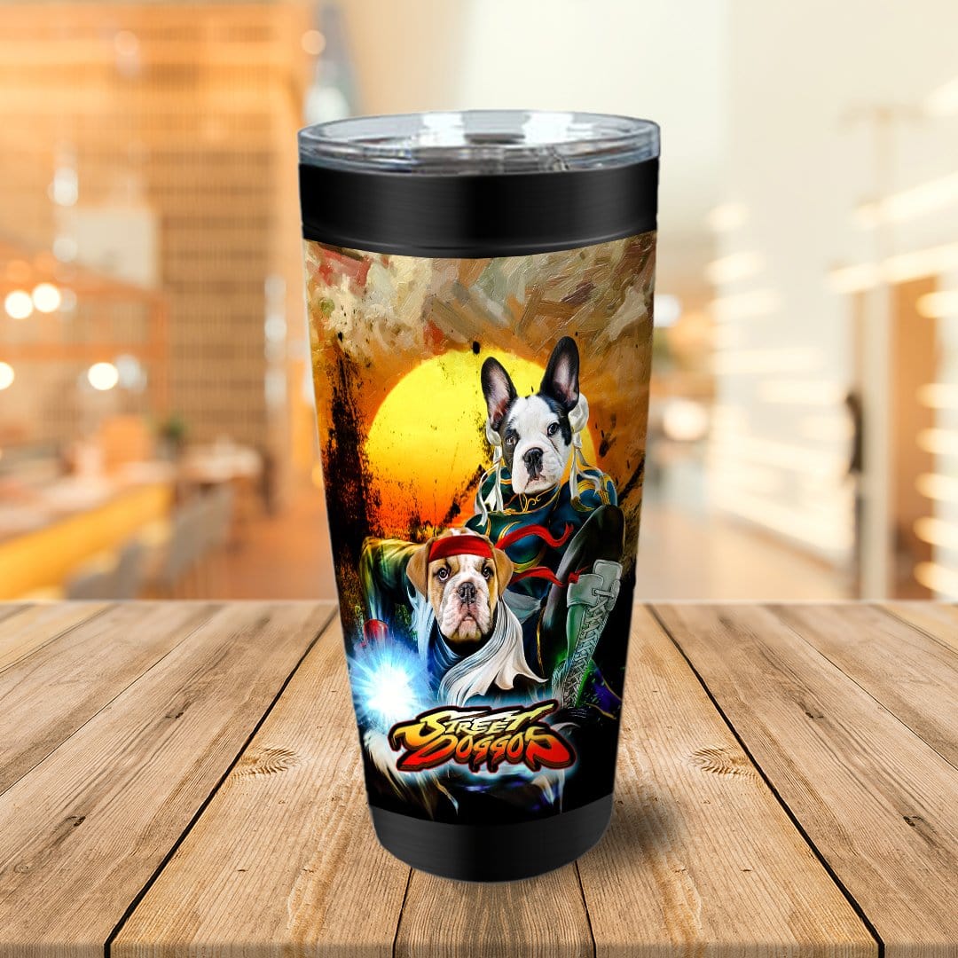 &#39;Street Doggos 2&#39; Personalized 2 Pet Tumbler