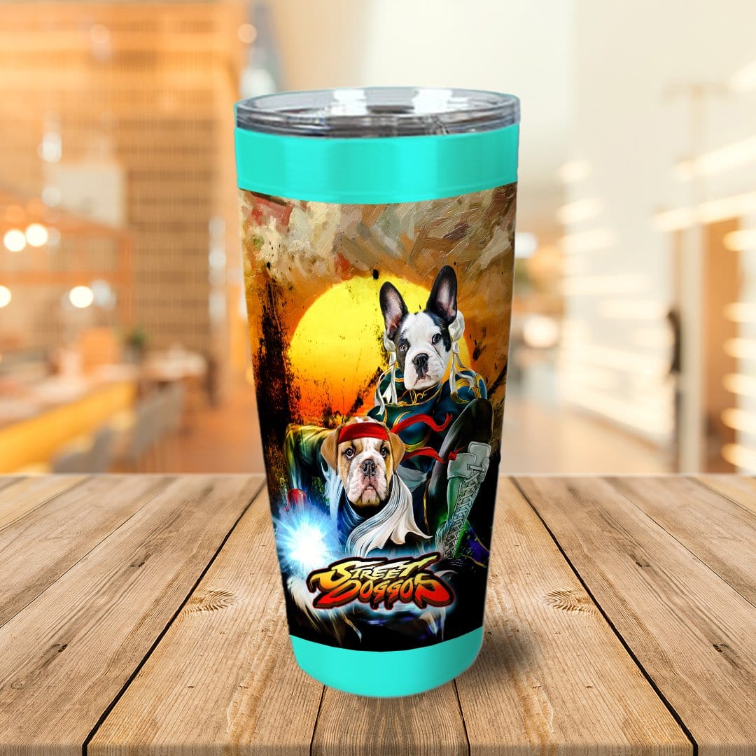 &#39;Street Doggos 2&#39; Personalized 2 Pet Tumbler