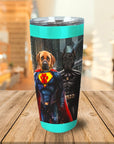 'Superdog & Batdog' Personalized 2 Pet Tumbler