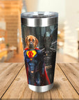 'Superdog & Batdog' Personalized 2 Pet Tumbler