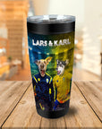 'Sweden Doggos Euro Football' Personalized 2 Pet Tumbler