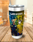 'Sweden Doggos Euro Football' Personalized 2 Pet Tumbler