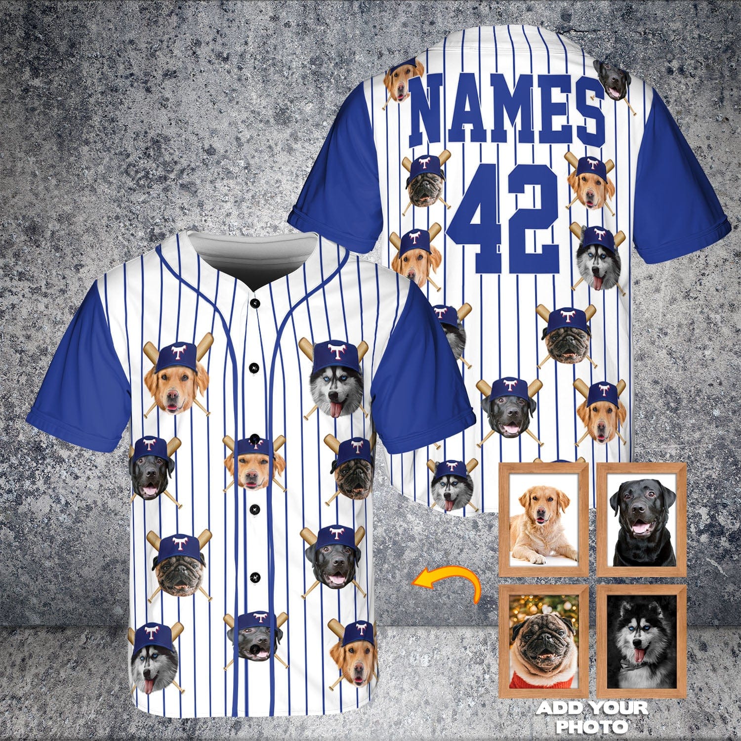 Camiseta de béisbol personalizada de los Texpaws Rangers