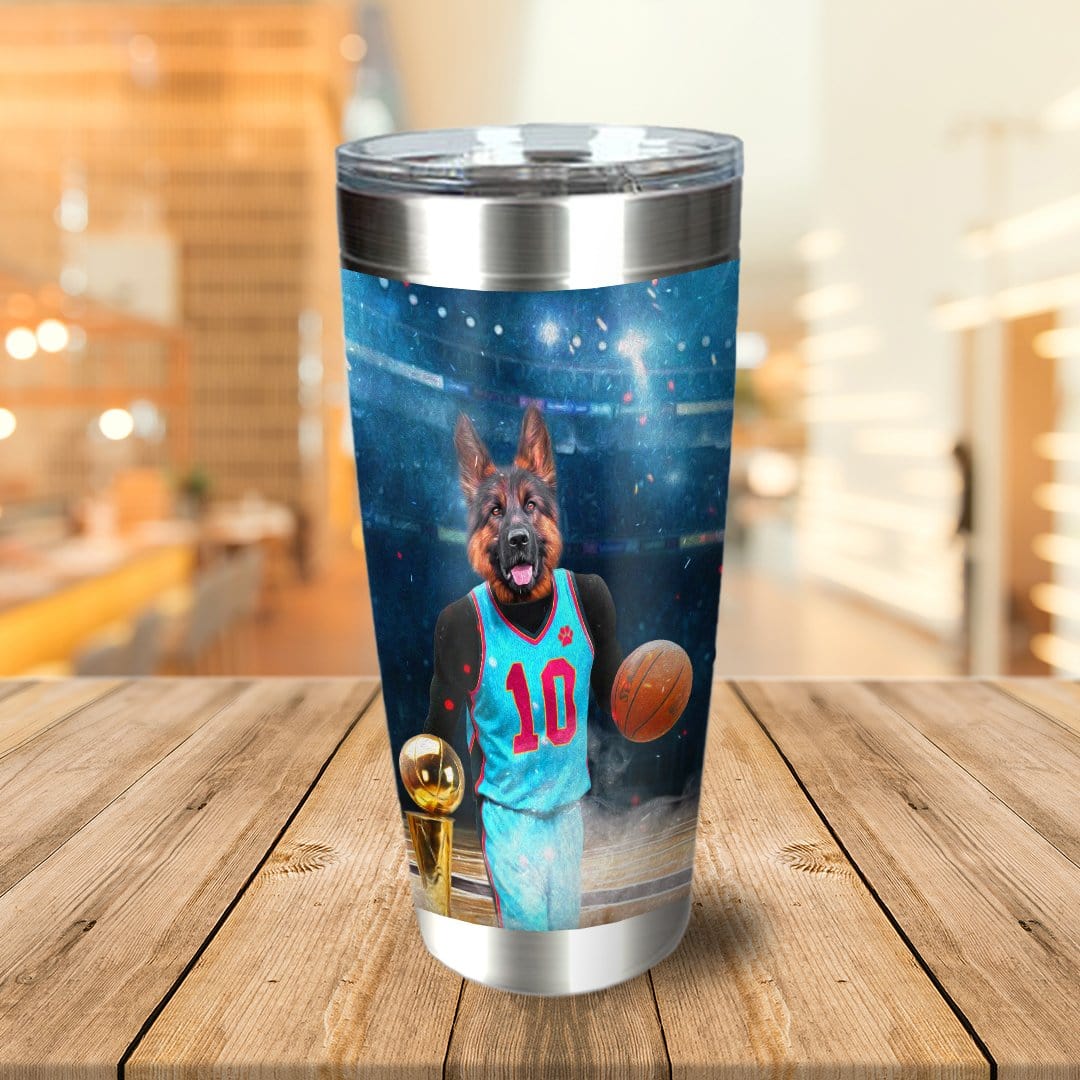 &#39;The Basketball Player&#39; Personalized Tumbler