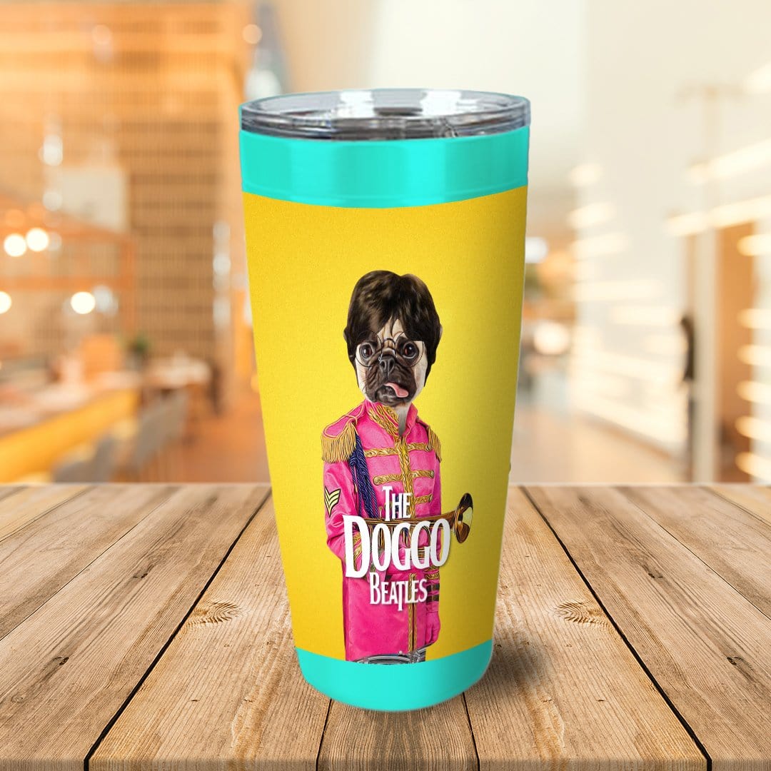 &#39;The Doggo Beatles&#39; Personalized Tumbler