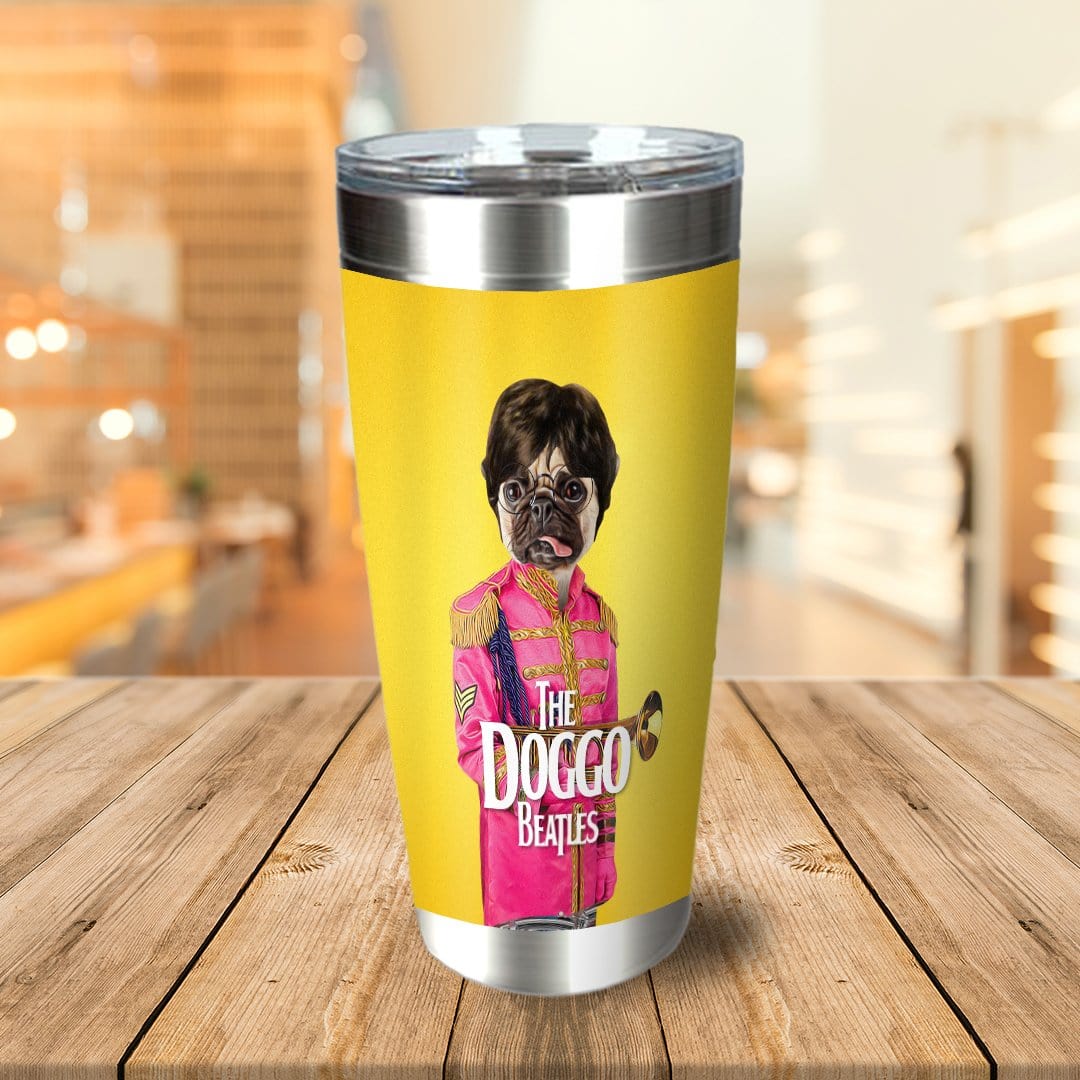 &#39;The Doggo Beatles&#39; Personalized Tumbler