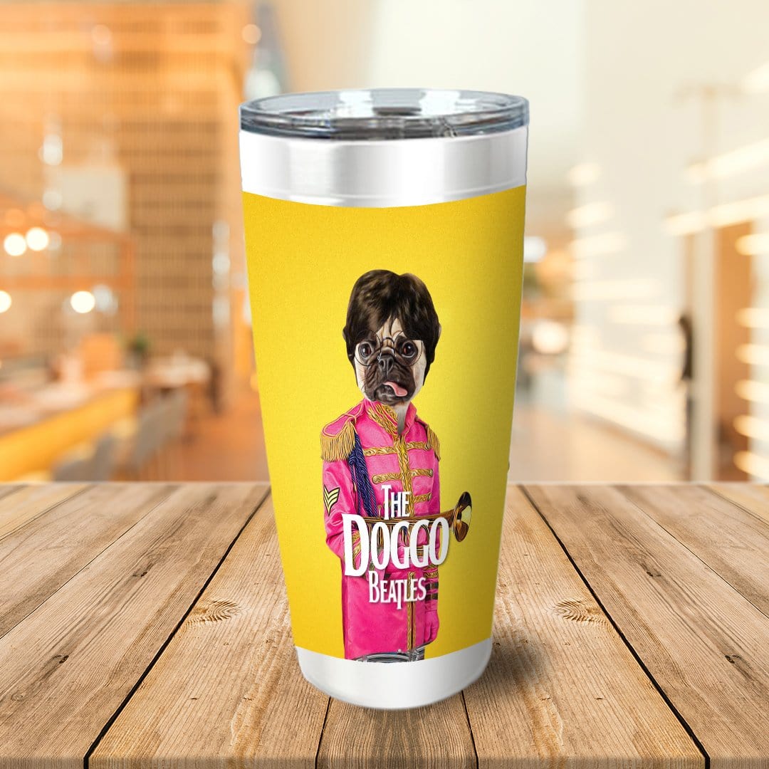 &#39;The Doggo Beatles&#39; Personalized Tumbler