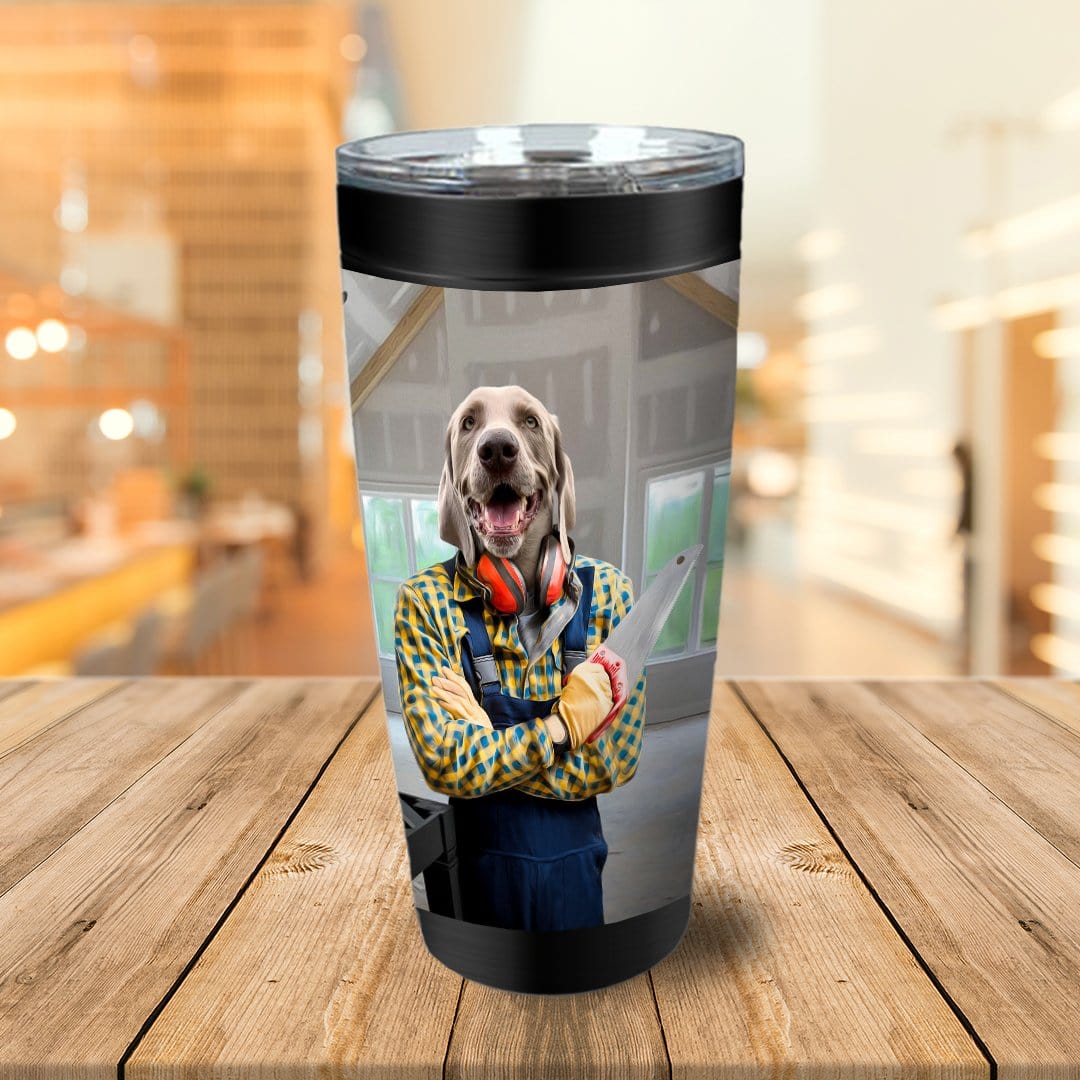 &#39;The Carpenter&#39; Personalized Tumbler