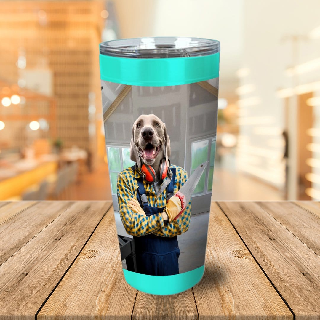 &#39;The Carpenter&#39; Personalized Tumbler