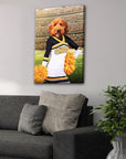 'The Cheerleader' Personalized Pet Canvas