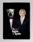 'The Dogfather & Dogmother' Personalized Pet/Human Blanket