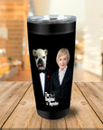 'The Dogfather & Dogmother' Personalized Pet/Human Tumbler