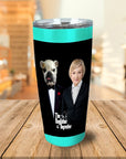 'The Dogfather & Dogmother' Personalized Pet/Human Tumbler