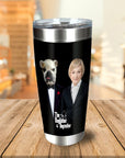 'The Dogfather & Dogmother' Personalized Pet/Human Tumbler