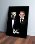 'The Dogfathers' Personalized Pet/Human Canvas