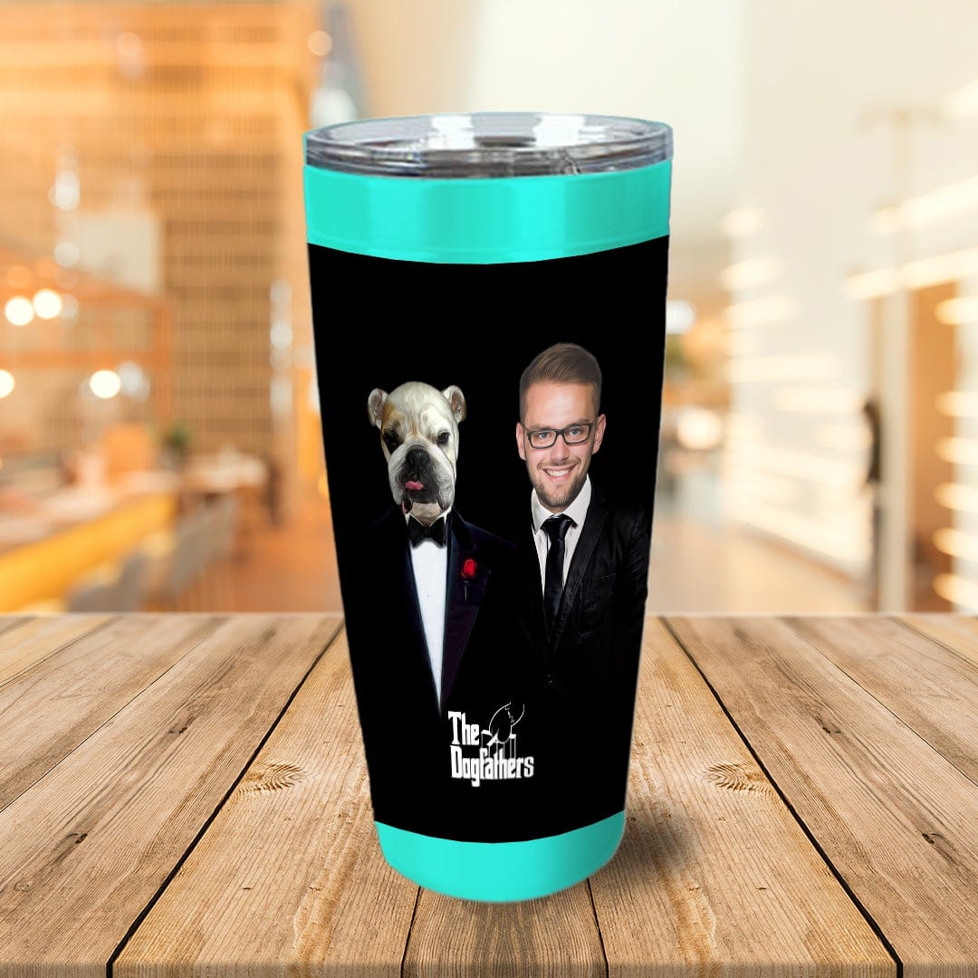 &#39;The Dogfathers&#39; Personalized Pet/Human Tumbler