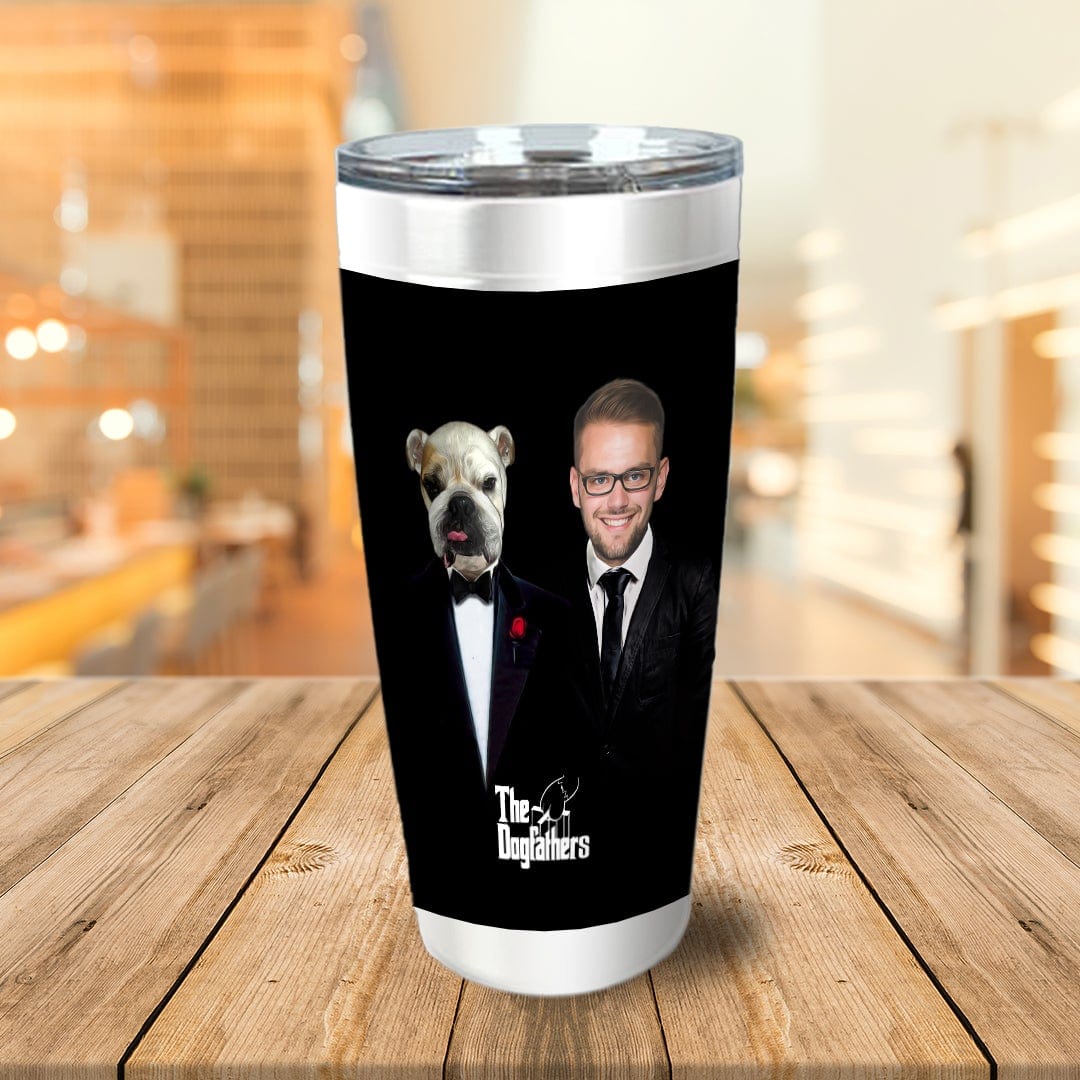 &#39;The Dogfathers&#39; Personalized Pet/Human Tumbler