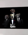 'The Dogfathers' Personalized 4 Pet Canvas