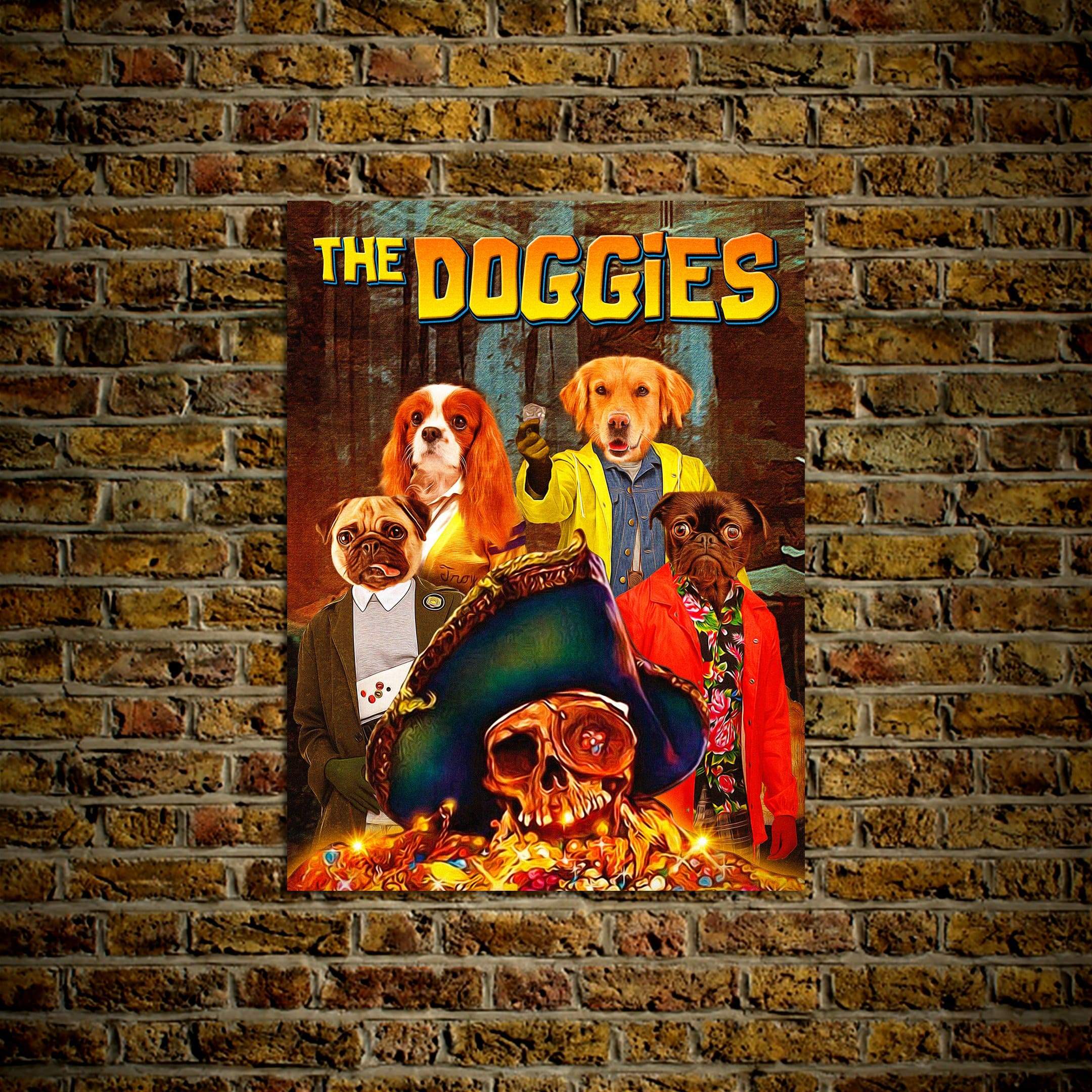 Póster personalizado de 4 mascotas &#39;The Doggies&#39;