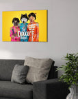 'The Doggo Beatles' Personalized 3 Pet Canvas