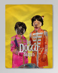 'The Doggo Beatles' Personalized 2 Pet Blanket