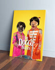 'The Doggo Beatles' Personalized 2 Pet Canvas