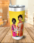 'The Doggo Beatles' Personalized 2 Pet Tumbler