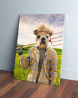 'The Farmer' Personalized Pet Canvas