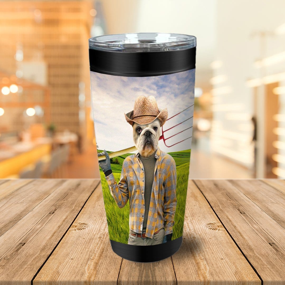 &#39;The Farmer&#39; Personalized Tumbler