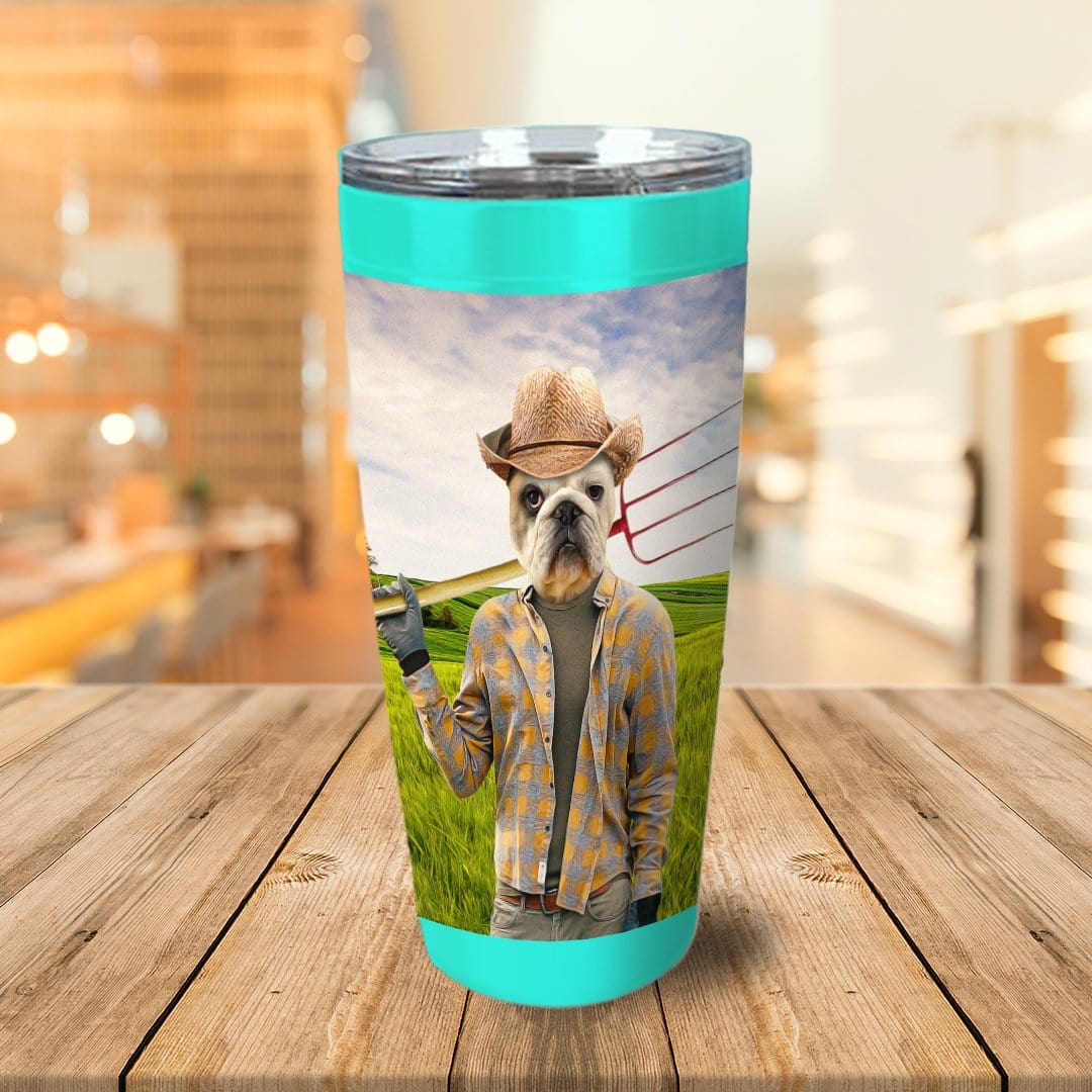 &#39;The Farmer&#39; Personalized Tumbler