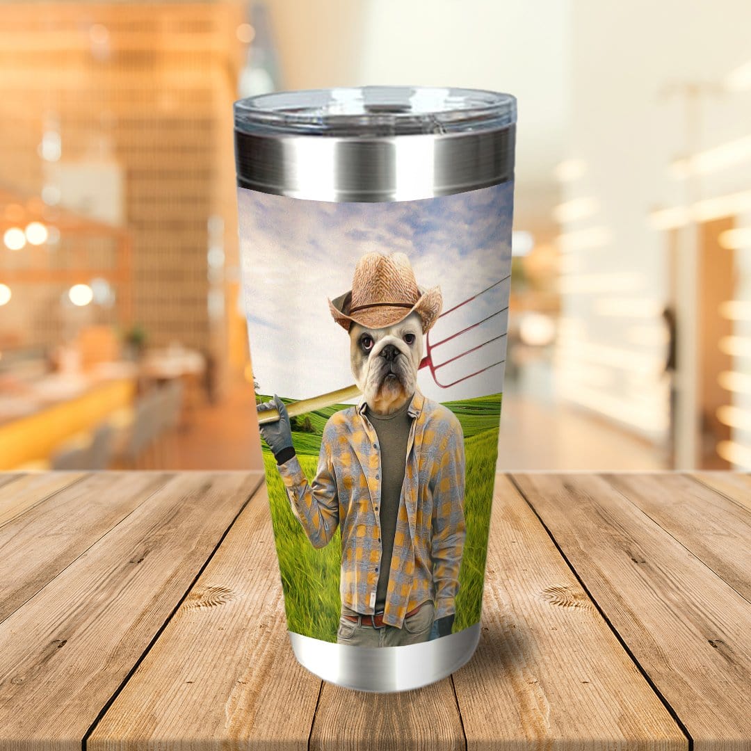 &#39;The Farmer&#39; Personalized Tumbler